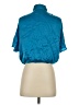 Alice + Olivia 100% Polyester Teal Short Sleeve Blouse Size S - photo 2