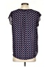 Carolina Belle 100% Polyester Polka Dots Blue Short Sleeve Blouse Size S - photo 2