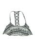 Bongo Print Gray Swimsuit Top Size S - photo 1