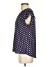 Carolina Belle 100% Polyester Polka Dots Blue Short Sleeve Blouse Size S - photo 5