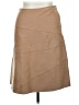 Context Solid Tan Casual Skirt Size 14 (petite) - photo 1