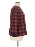 Denim & Co Plaid Orange Pullover Sweater Size XL - photo 4