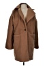 Boohoo 100% Polyester Brown Coat Size 4 - photo 1