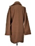 Boohoo 100% Polyester Brown Coat Size 4 - photo 2