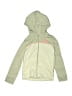 Puma 100% Polyester Green Zip Up Hoodie Size 6 - photo 1