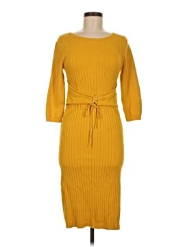 knee length dresses for ladies Long Sleeve Floral Midi Dress