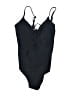 Unbranded Solid Black One Piece Swimsuit Size L - photo 1