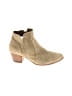 Violet & Red Tan Ankle Boots Size 6 1/2 - photo 1