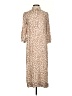 J.Crew Animal Print Tan Casual Dress Size 2 - photo 1