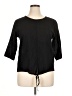 Assorted Brands Black 3/4 Sleeve Top Size XL - photo 1