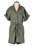 Madewell 100% Cotton Solid Green Romper Size XXS - photo 1