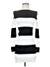 VICI Stripes White Casual Dress Size S - photo 1