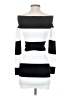 VICI Stripes White Casual Dress Size S - photo 2