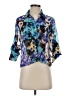 Ellen Tracy 100% Polyester Blue Short Sleeve Blouse Size XS - photo 1