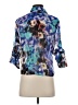 Ellen Tracy 100% Polyester Blue Short Sleeve Blouse Size XS - photo 2