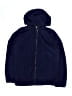 Lands' End 100% Polyester Solid Blue Zip Up Hoodie Size 14 - 16 - photo 1
