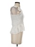 Sim & Sam 100% Rayon Ivory Sleeveless Blouse Size S - photo 4