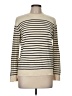 Zara Stripes Ivory Turtleneck Sweater Size M - photo 1