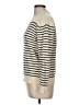 Zara Stripes Ivory Turtleneck Sweater Size M - photo 7