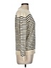 Zara Stripes Ivory Turtleneck Sweater Size M - photo 6