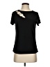 Diana Belle Black Short Sleeve Top Size S - photo 1