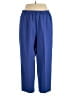 Assorted Brands 100% Polyester Solid Blue Casual Pants Size 8 - photo 1