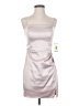 Crystal Doll 100% Polyester Silver Cocktail Dress Size 5 - photo 1