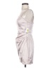 Crystal Doll 100% Polyester Silver Cocktail Dress Size 5 - photo 5