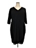 Classiques Entier Solid Black Casual Dress Size 20w - photo 1