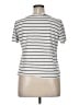 Green Envelope Stripes Silver Short Sleeve T-Shirt Size XL - photo 2