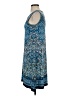 Max Studio Paisley Blue Casual Dress Size XS - photo 5