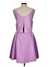 Adelyn Rae 100% Polyester Solid Purple Cocktail Dress Size L - photo 2