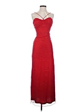 lace plus size formal dress Plus Size Long Lace Dress with Corset Back by Poly USA W1020 – ABC Fashion main image 0