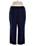 Le Suit Solid Blue Dress Pants Size 16 - photo 1