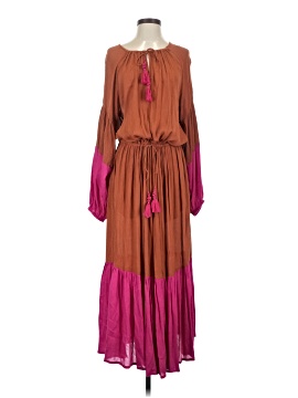 strapless open back dress CurveWow Plisse Wrap Maxi Dress Fuchsia Pink  Curvewow