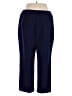 Le Suit Solid Blue Dress Pants Size 16 - photo 2