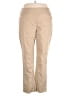 Woman Within Solid Tan Khakis Size 22 (tall) - photo 1