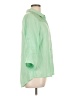 One World 100% Rayon Green 3/4 Sleeve Button-Down Shirt Size L - photo 4