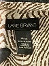 Lane Bryant 100% Polyester Animal Print Tan Sleeveless Blouse Size 18 - 20 Plus - photo 7