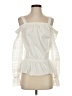 Ramy Brook 100% Polyester Ivory 3/4 Sleeve Blouse Size S - photo 1