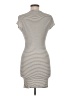 Stella Luce Stripes Gray Casual Dress Size M - photo 2