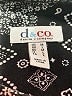 D&Co. Paisley Black Silver 3/4 Sleeve Blouse Size M - photo 7