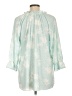 Bobeau Teal 3/4 Sleeve Blouse Size L - photo 2