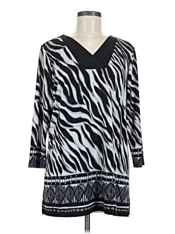 Susan Graver 3/4 Sleeve Blouse (view 1)