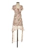 Assorted Brands Paisley Tan Cocktail Dress Size XS - photo 1
