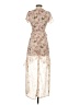 Assorted Brands Paisley Tan Cocktail Dress Size XS - photo 2