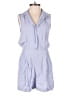 Uniqlo 100% Rayon Solid Blue Romper Size XS - photo 1