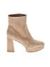 Vince Camuto 100% Leather Tan Ankle Boots Size 7 1/2 - photo 1