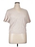 Vila Milano Tan Short Sleeve Top Size XL - photo 1
