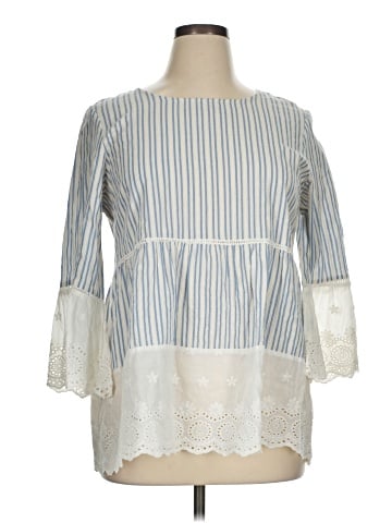 Suzanne Betro 3/4 Sleeve Blouse (view 1)